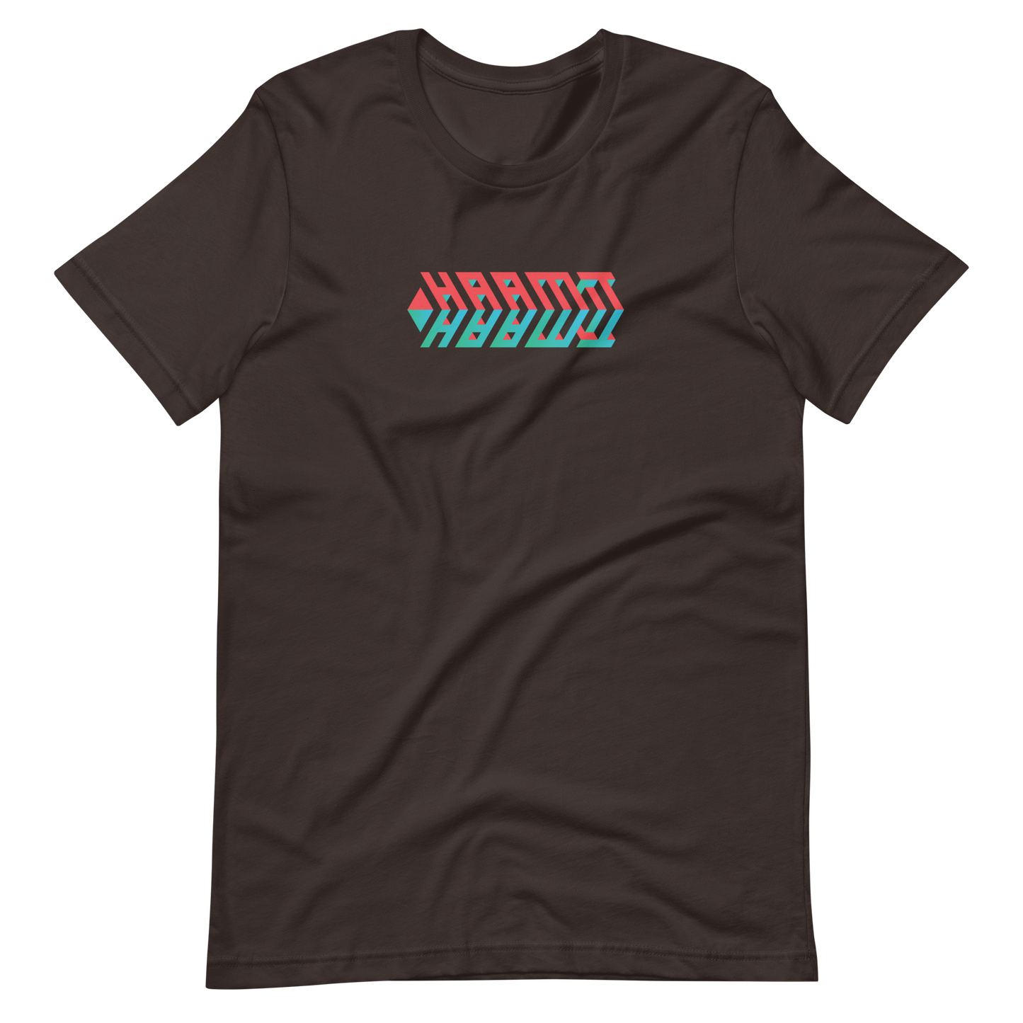 T-Shirt HAAMIT Rakete rot/blau melange