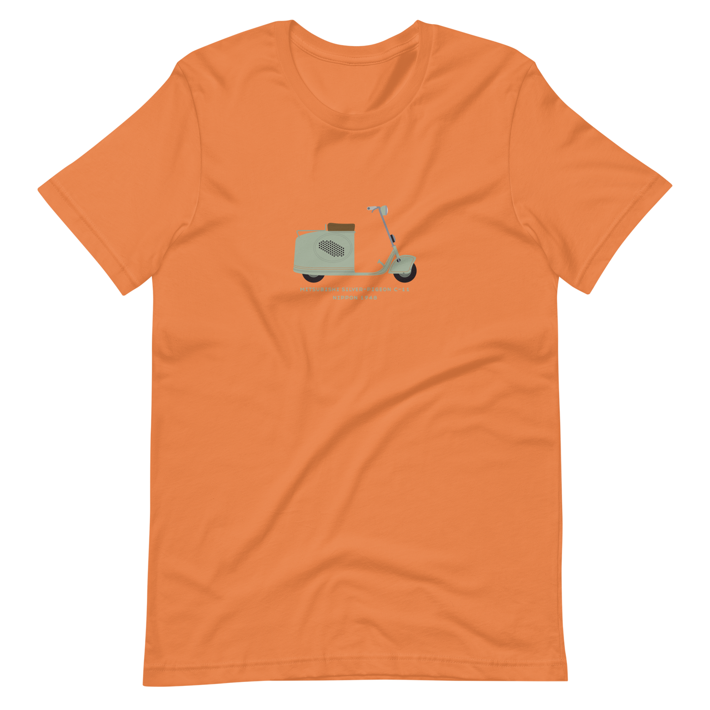 T-Shirt Scooter Mitsubishi Silver-Pigeon C-11, Nippon 1948