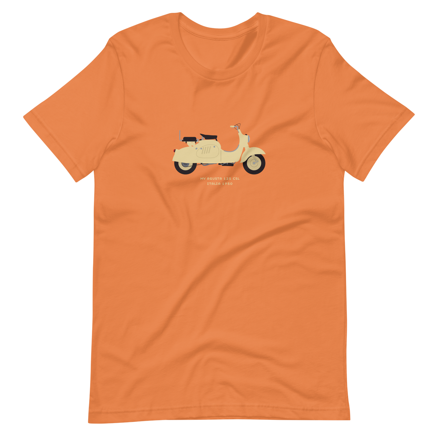 T-Shirt Scooter MV Agusta 125 CSL, Italia 1950