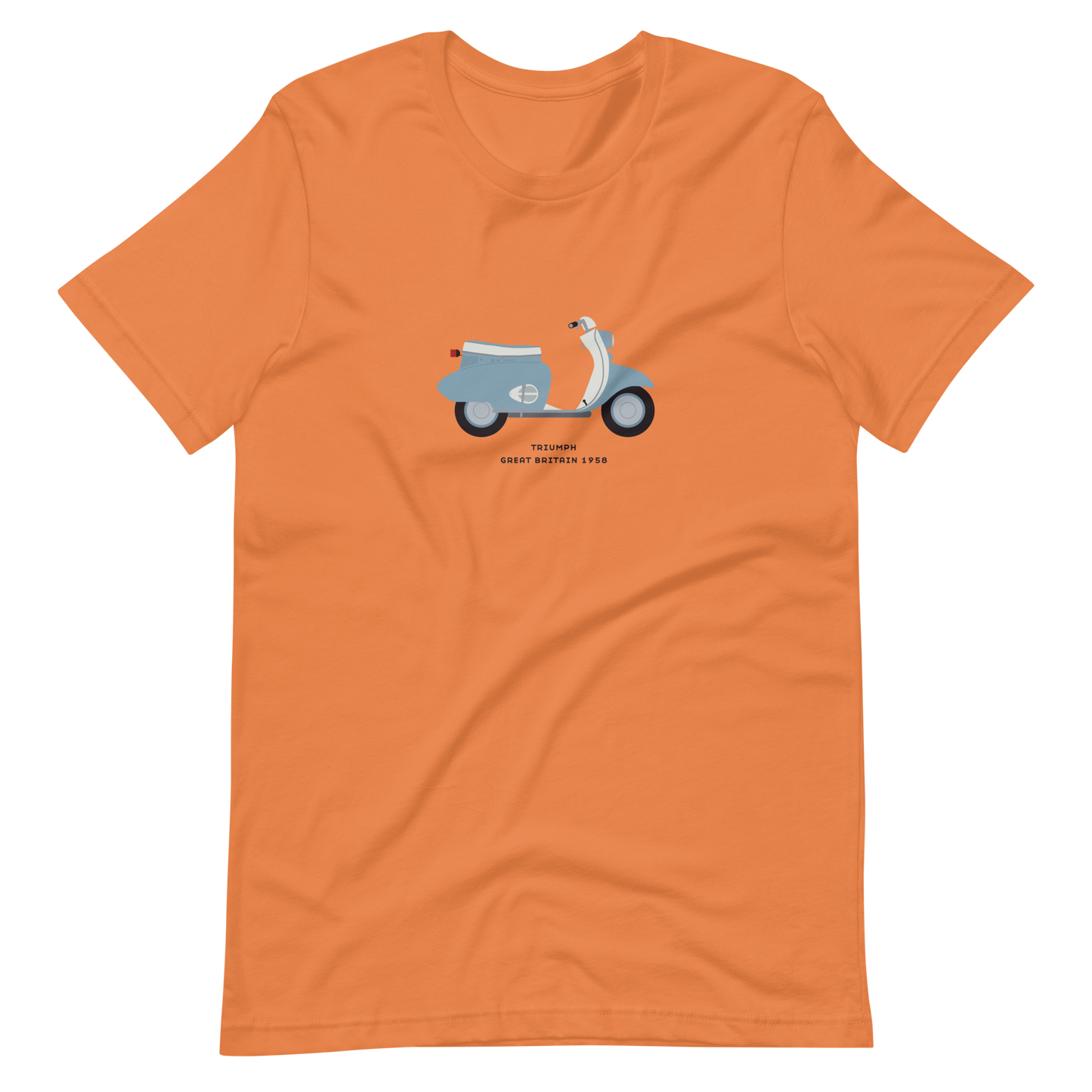 T-Shirt Scooter Triumph, Great Britain 1958