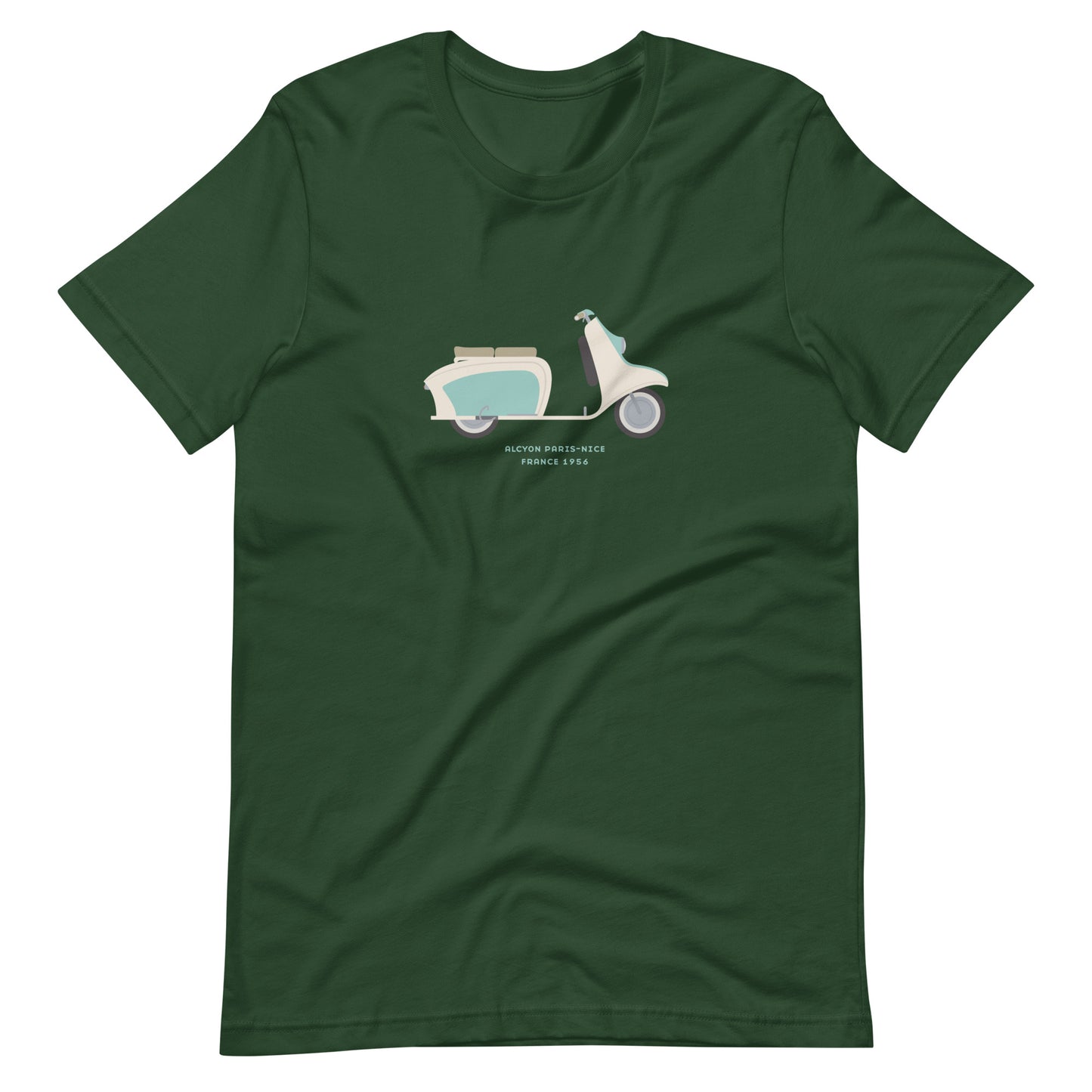 T-Shirt Scooter Alcyon Paris-Nice France, 1956