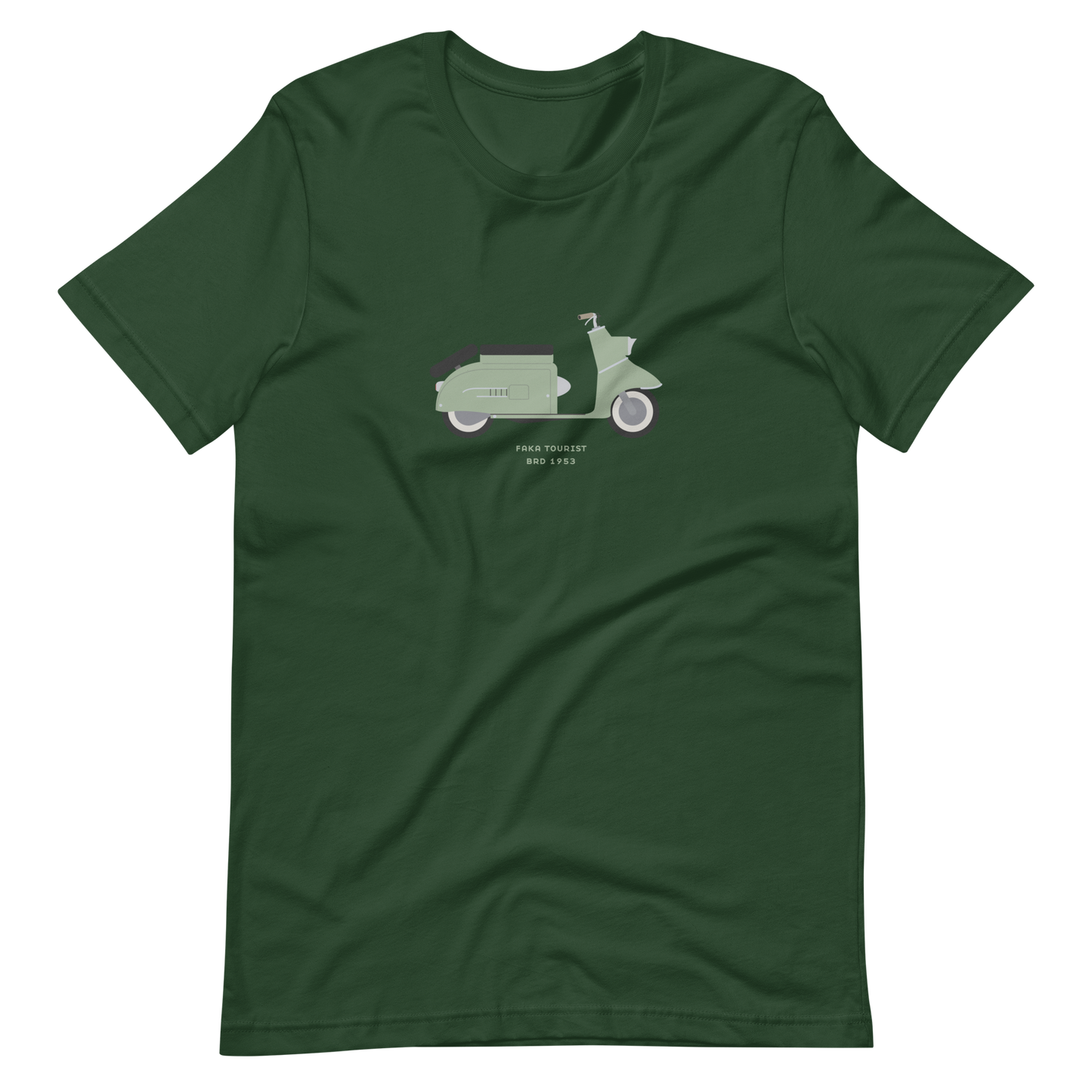 T-Shirt Scooter Faka Tourist, BRD 1953