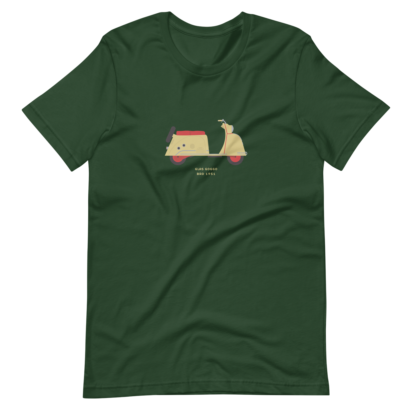 T-Shirt Scooter Glas Goggo, BRD 1951