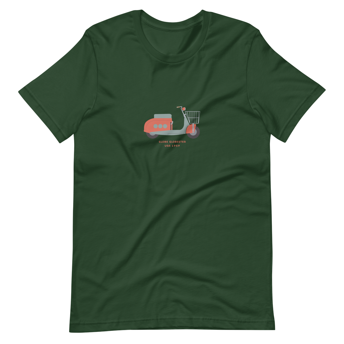 T-Shirt Scooter Globe Globester, USA 1959
