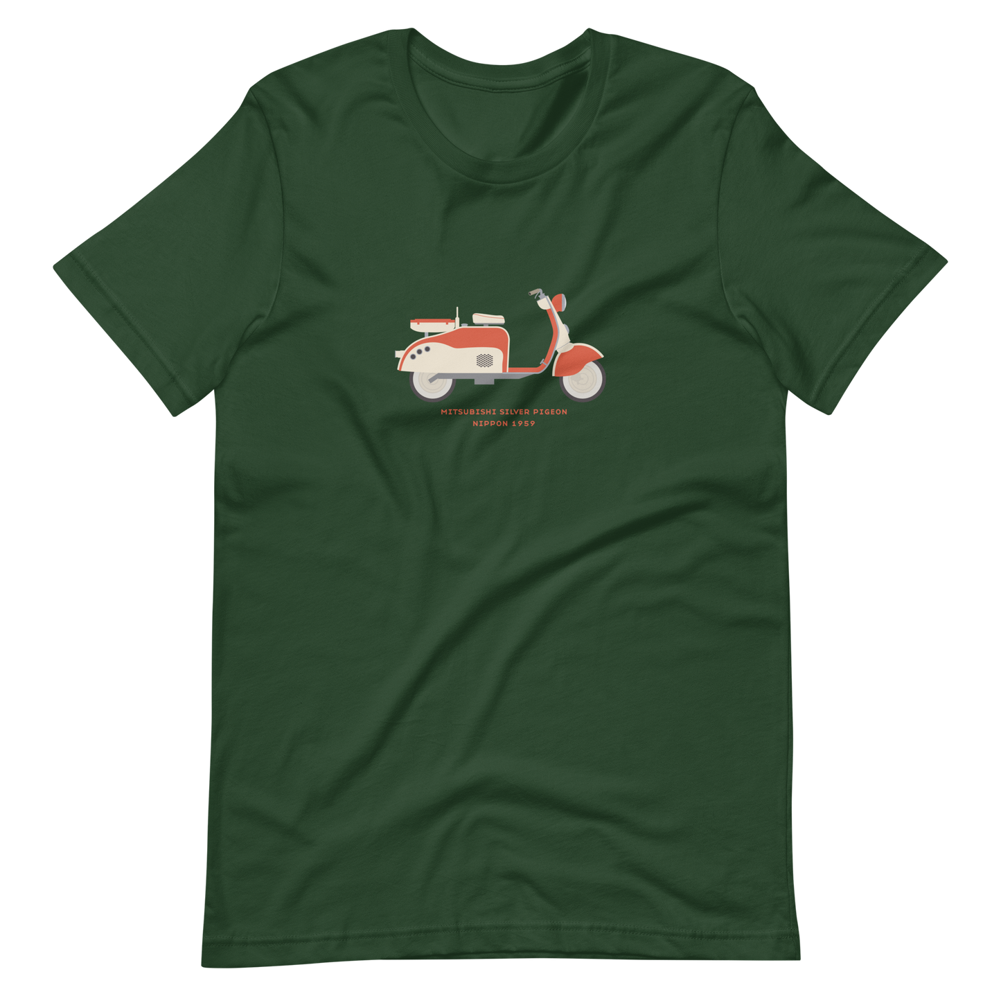 T-Shirt Scooter Mitsubishi Silver Pigeon, Nippon 1959