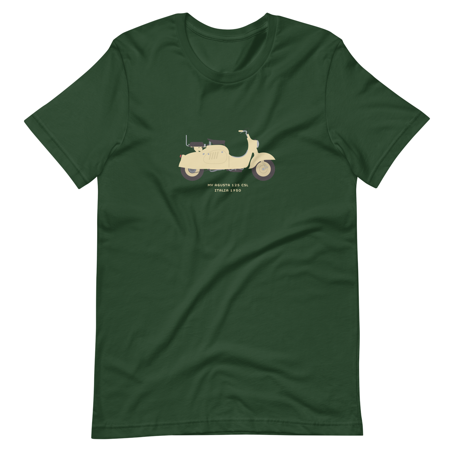 T-Shirt Scooter MV Agusta 125 CSL, Italia 1950