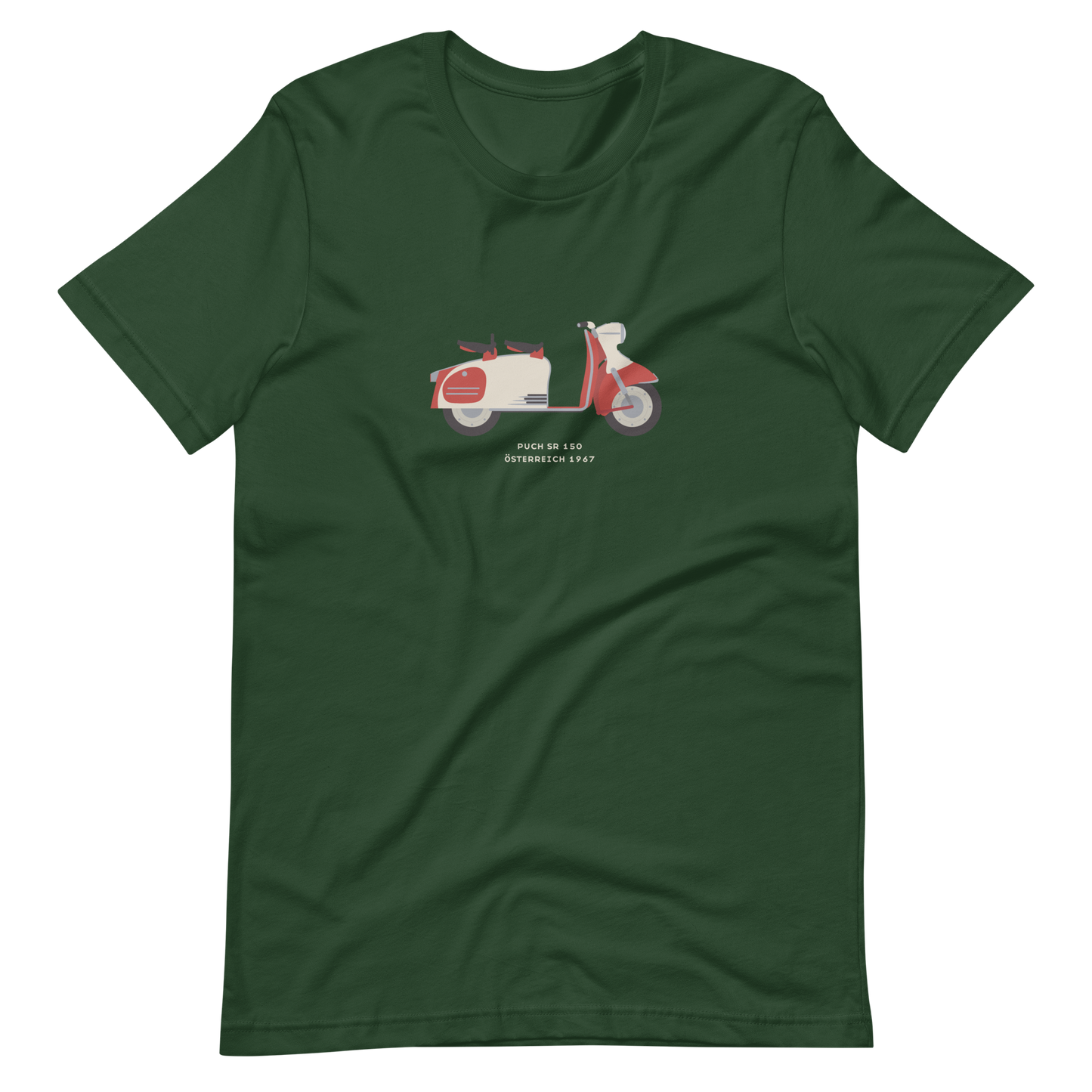 T-Shirt Scooter Puch SR 150, Österreich 1967