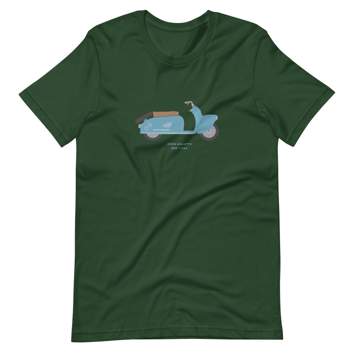 T-Shirt Scooter Röhr Rolletta, BRD 1954