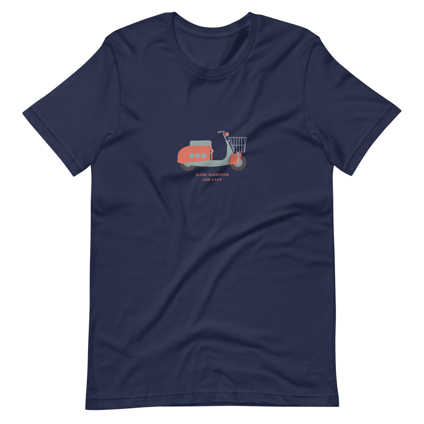 T-Shirt Scooter Globe Globester, USA 1959