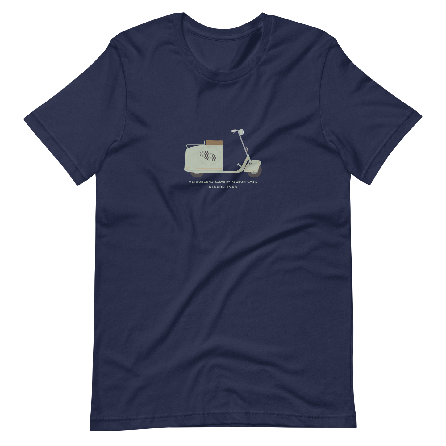 T-Shirt Scooter Mitsubishi Silver-Pigeon C-11, Nippon 1948