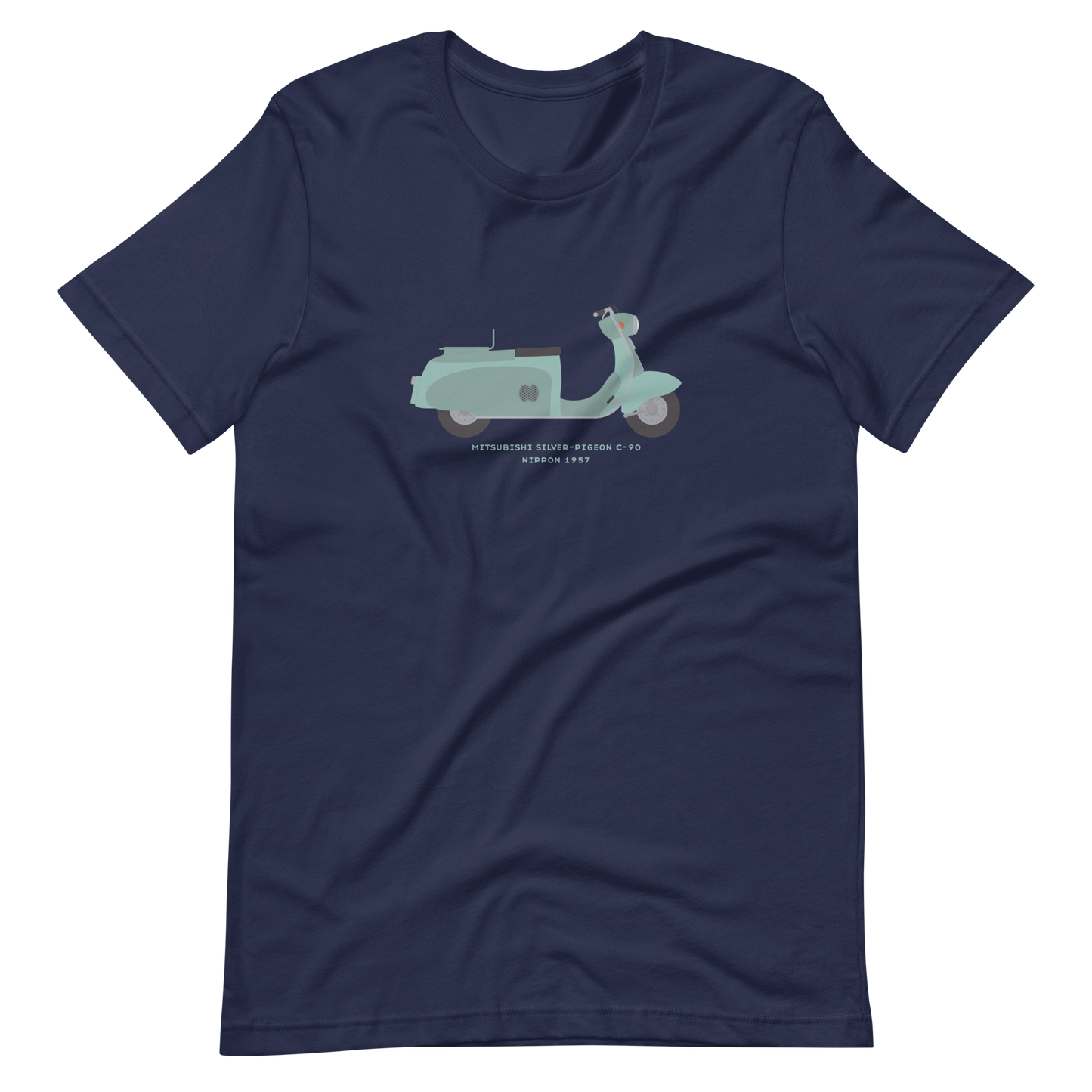 T-Shirt Scooter Mitsubishi Silver-Pigeon C-90, Nippon 1957