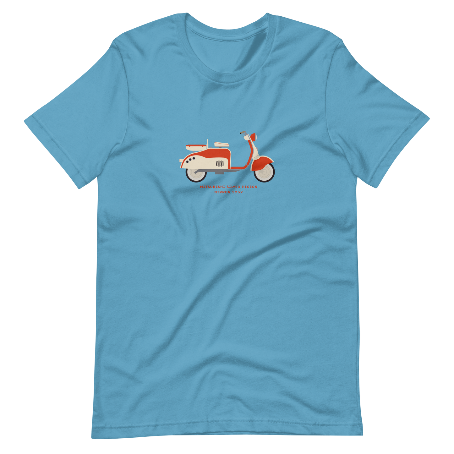 T-Shirt Scooter Mitsubishi Silver Pigeon, Nippon 1959