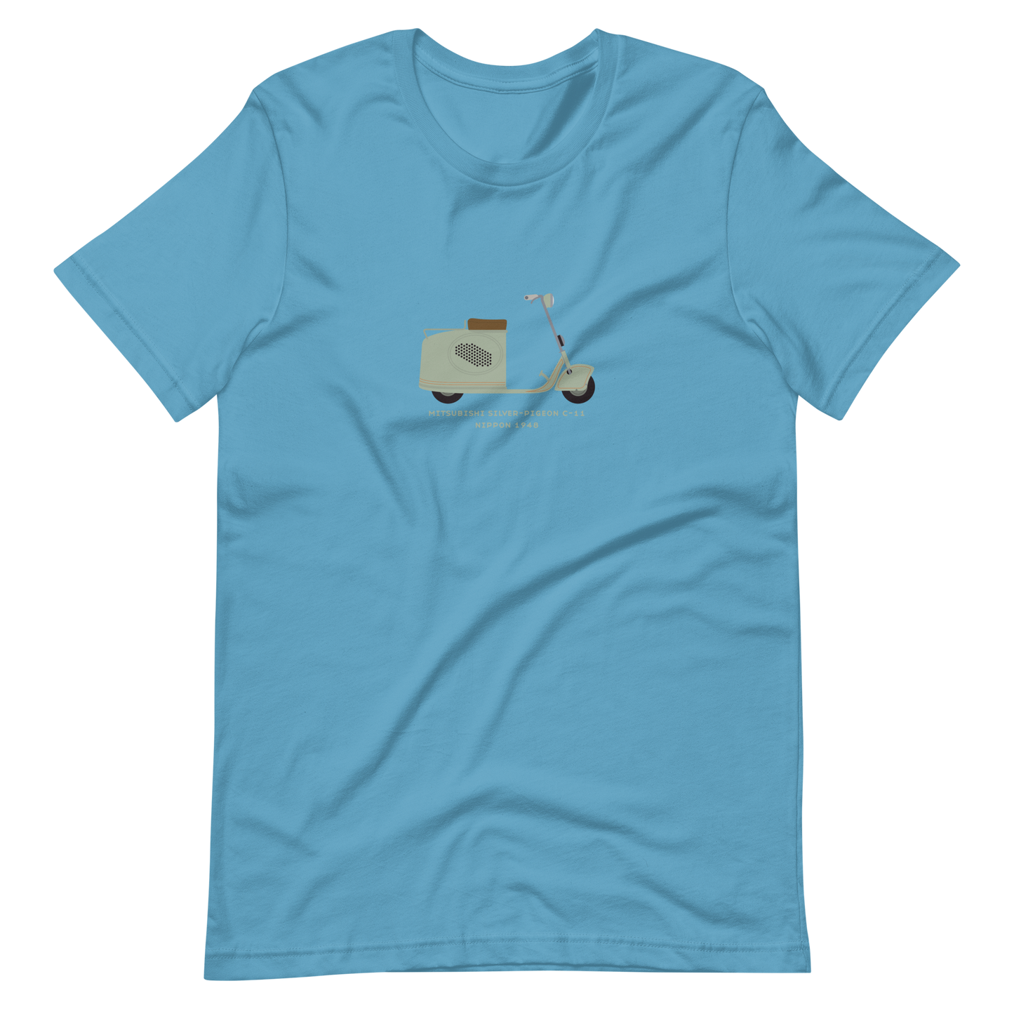 T-Shirt Scooter Mitsubishi Silver-Pigeon C-11, Nippon 1948