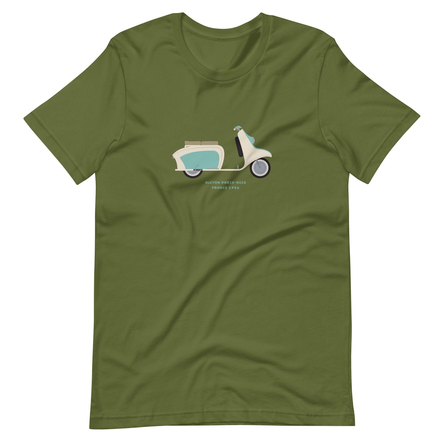 T-Shirt Scooter Alcyon Paris-Nice France, 1956