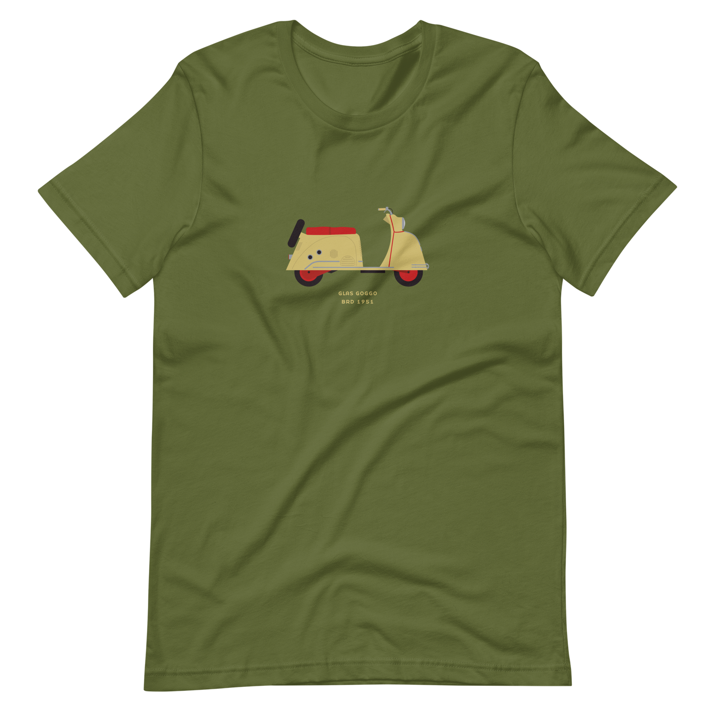 T-Shirt Scooter Glas Goggo, BRD 1951