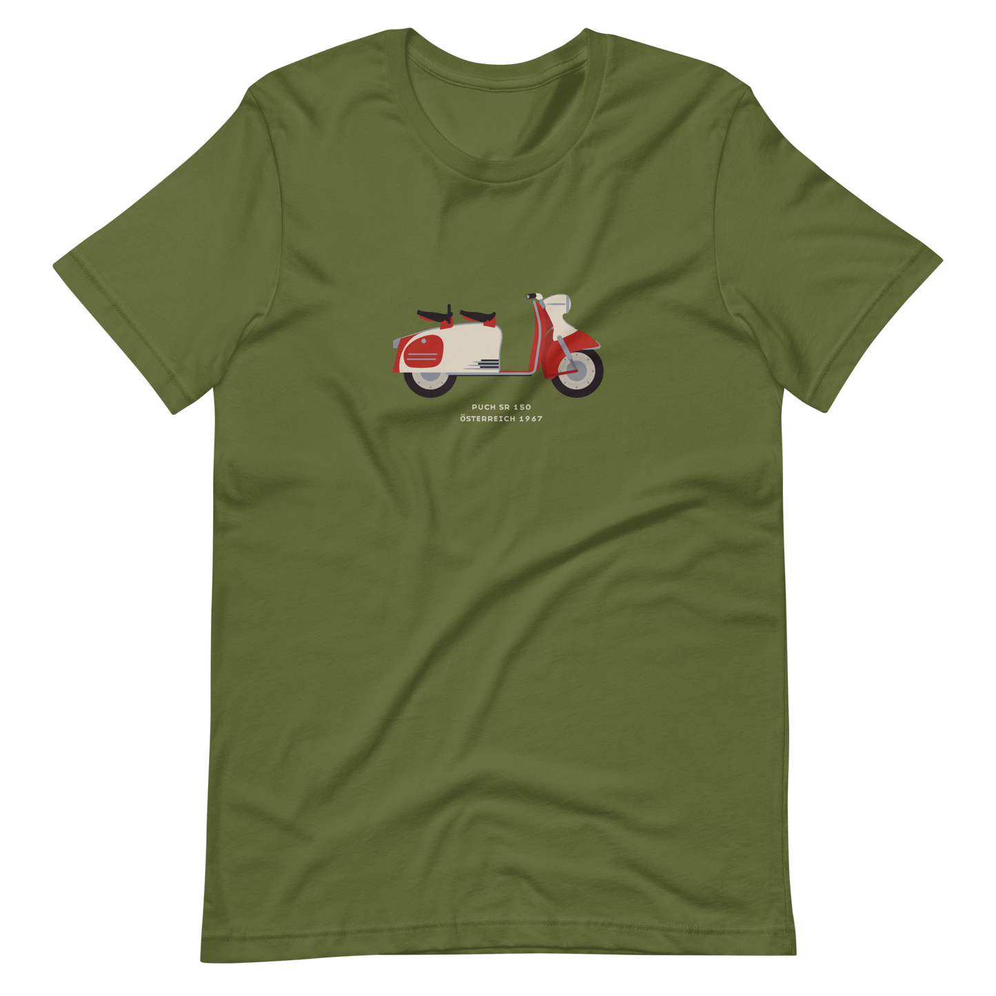 T-Shirt Scooter Puch SR 150, Österreich 1967