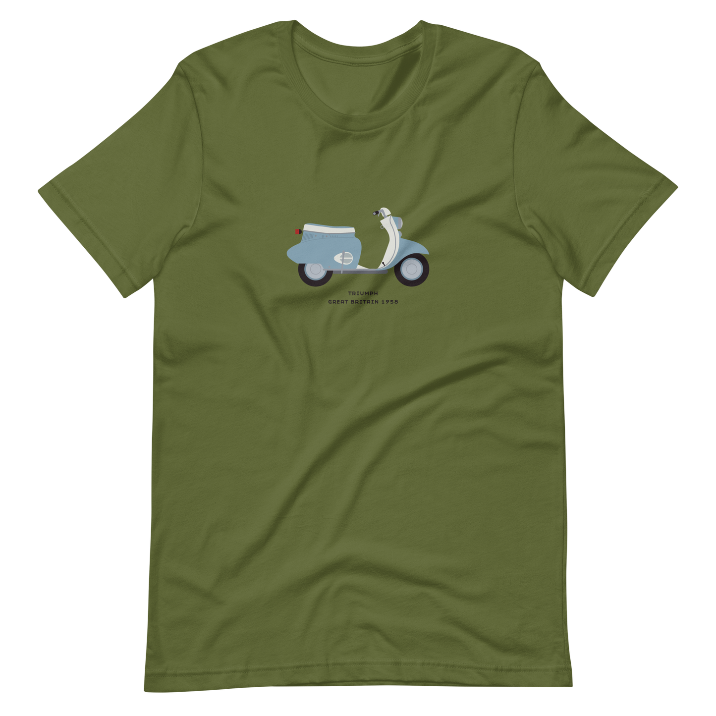 T-Shirt Scooter Triumph, Great Britain 1958