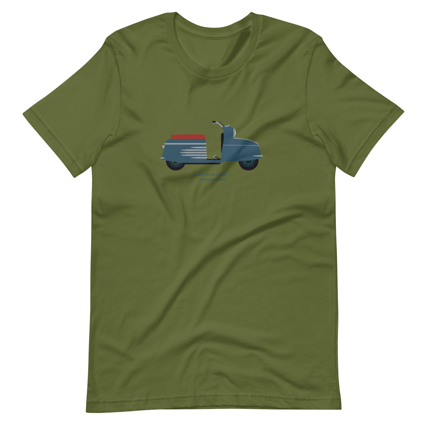 T-Shirt Scooter Scootavia Serie 1, France 1950
