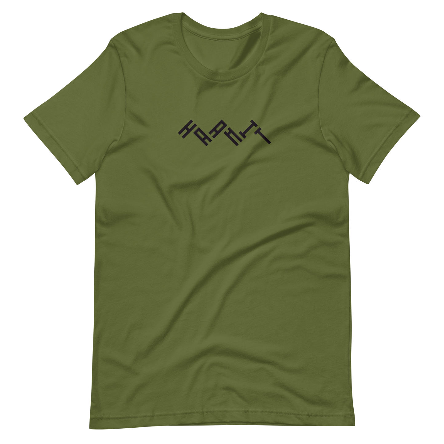 T-Shirt HAAMIT zickzack schwarz
