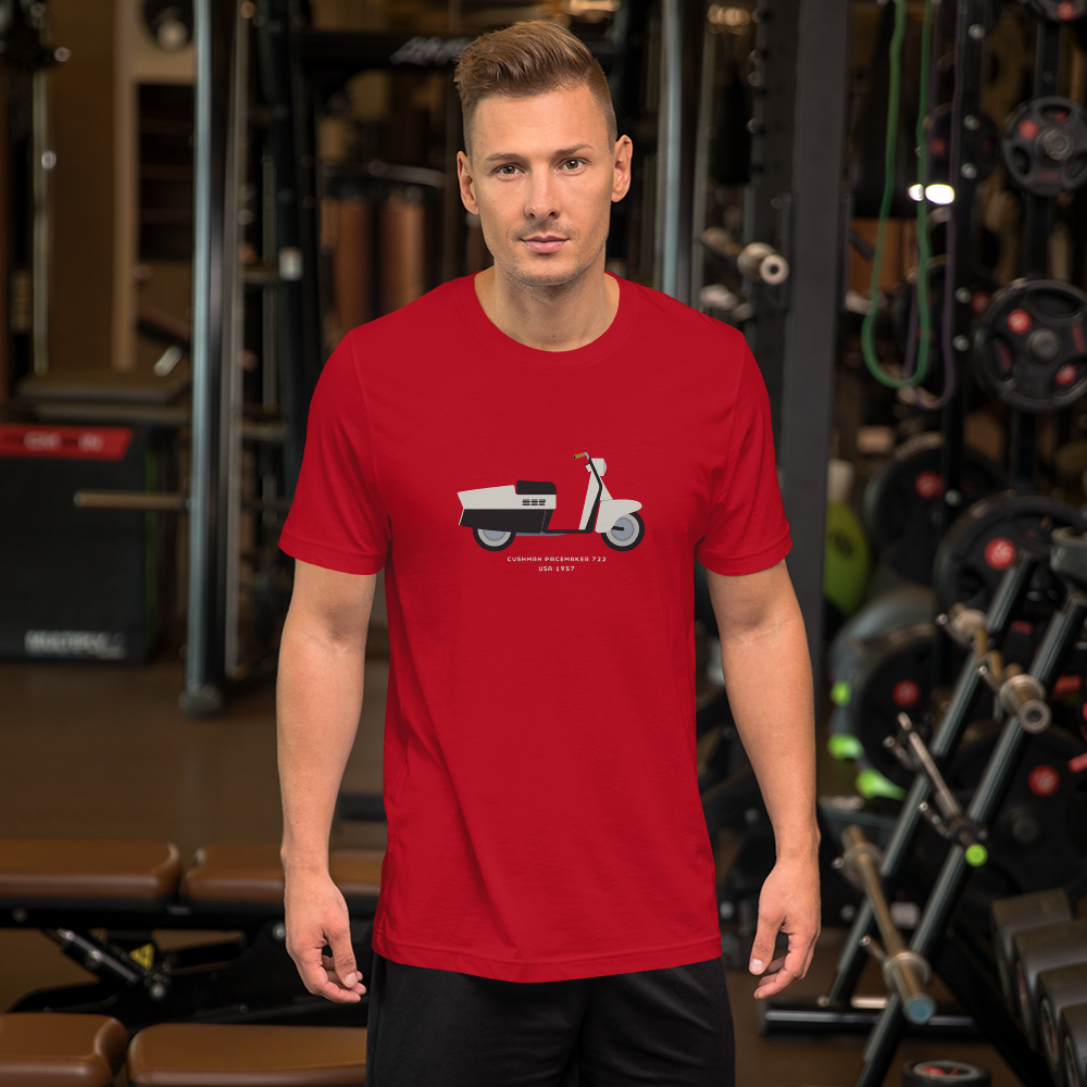 T-Shirt Scooter Cushman Pacemaker 722, USA 1957