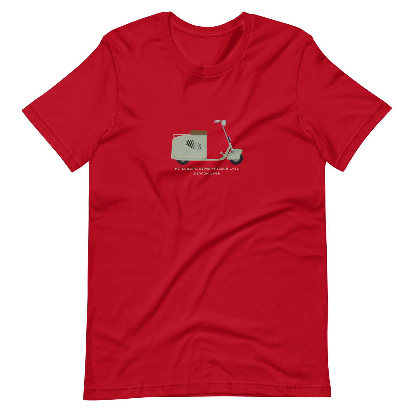 T-Shirt Scooter Mitsubishi Silver-Pigeon C-11, Nippon 1948