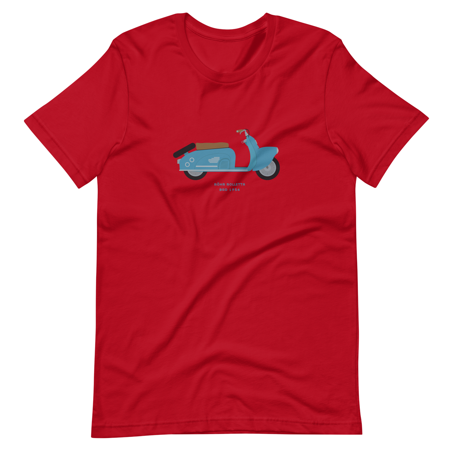 T-Shirt Scooter Röhr Rolletta, BRD 1954