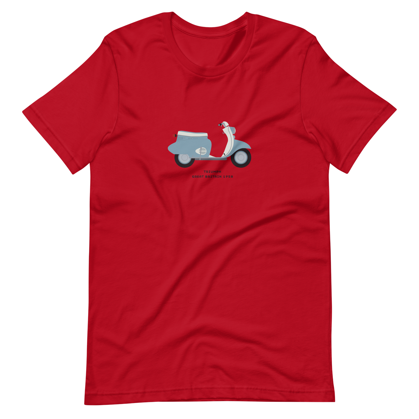 T-Shirt Scooter Triumph, Great Britain 1958