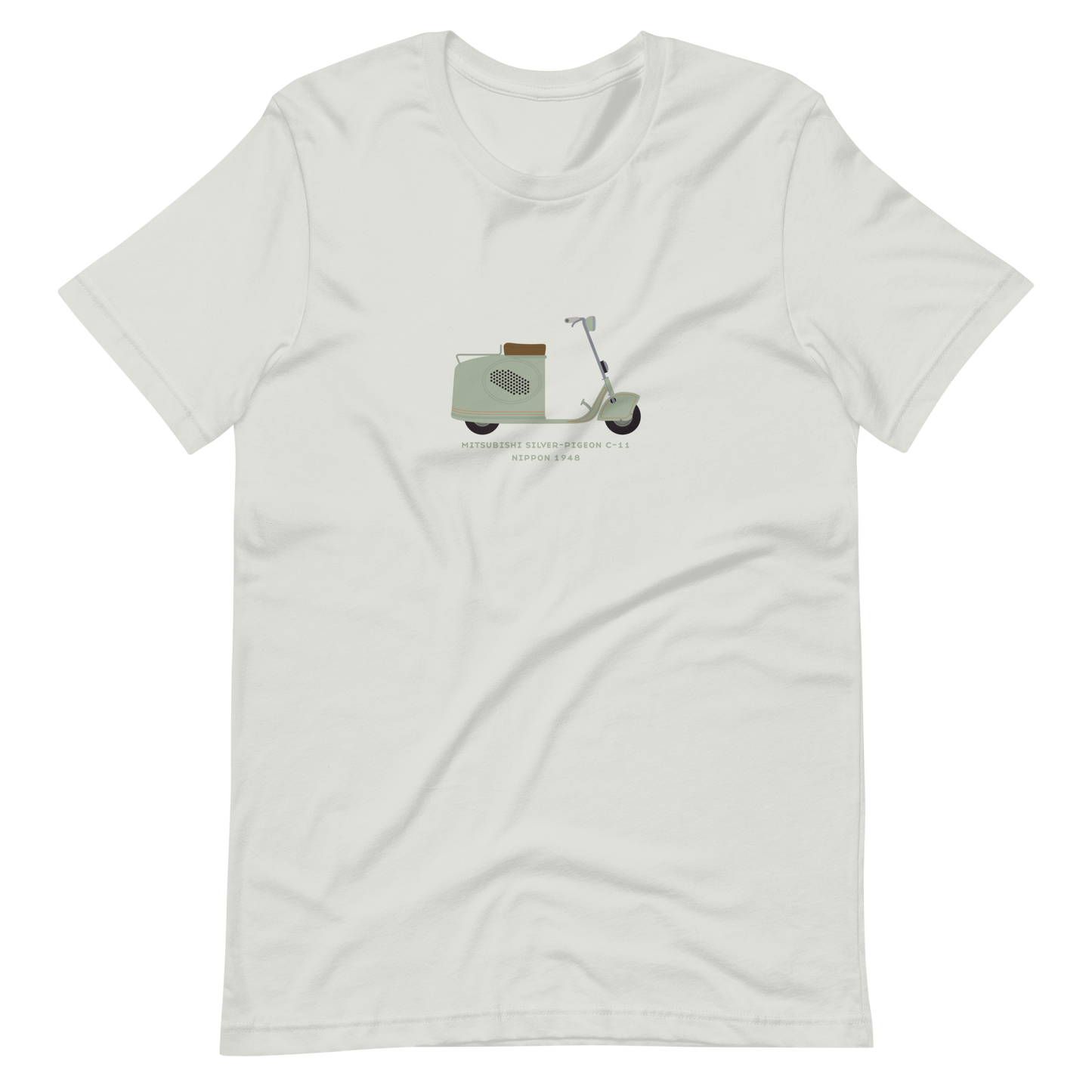 T-Shirt Scooter Mitsubishi Silver-Pigeon C-11, Nippon 1948