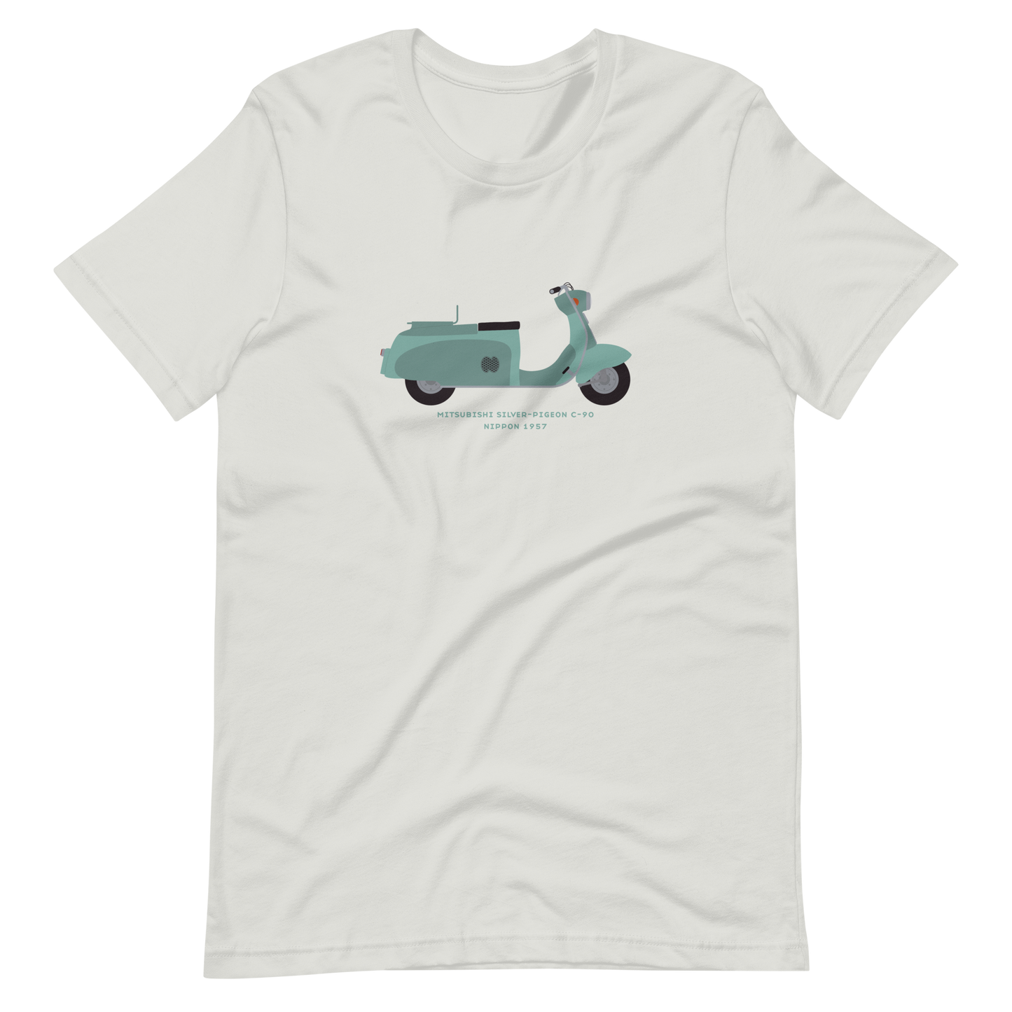T-Shirt Scooter Mitsubishi Silver-Pigeon C-90, Nippon 1957
