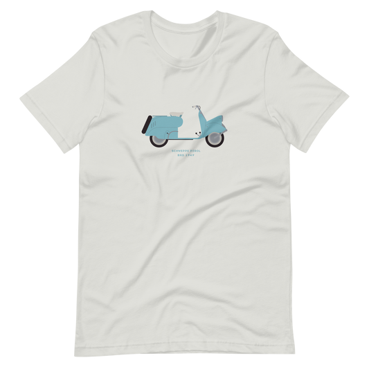 T-Shirt Scooter Schweppe Pirol, BRD 1949