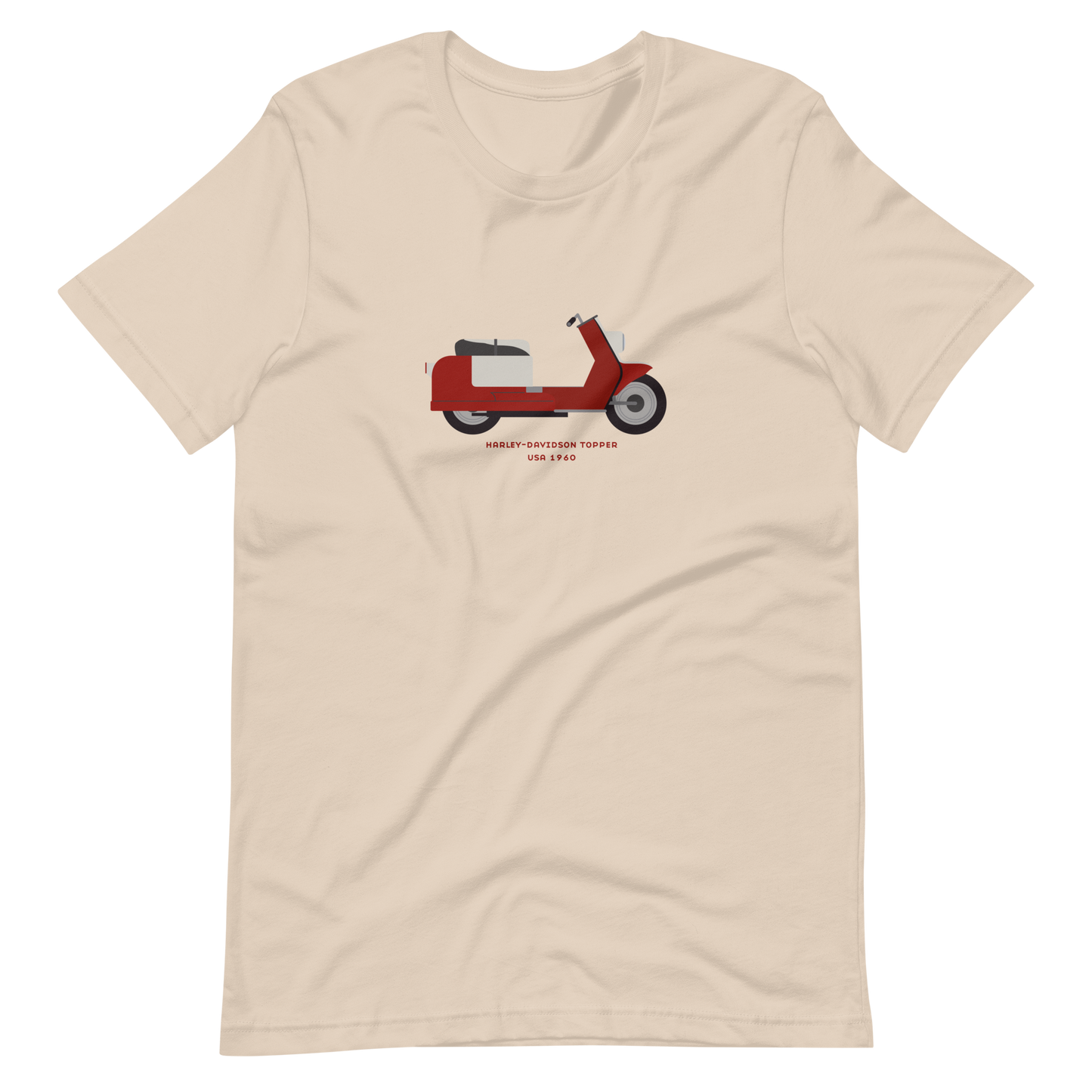 T-Shirt Scooter Harley Davidson Topper, USA 1960