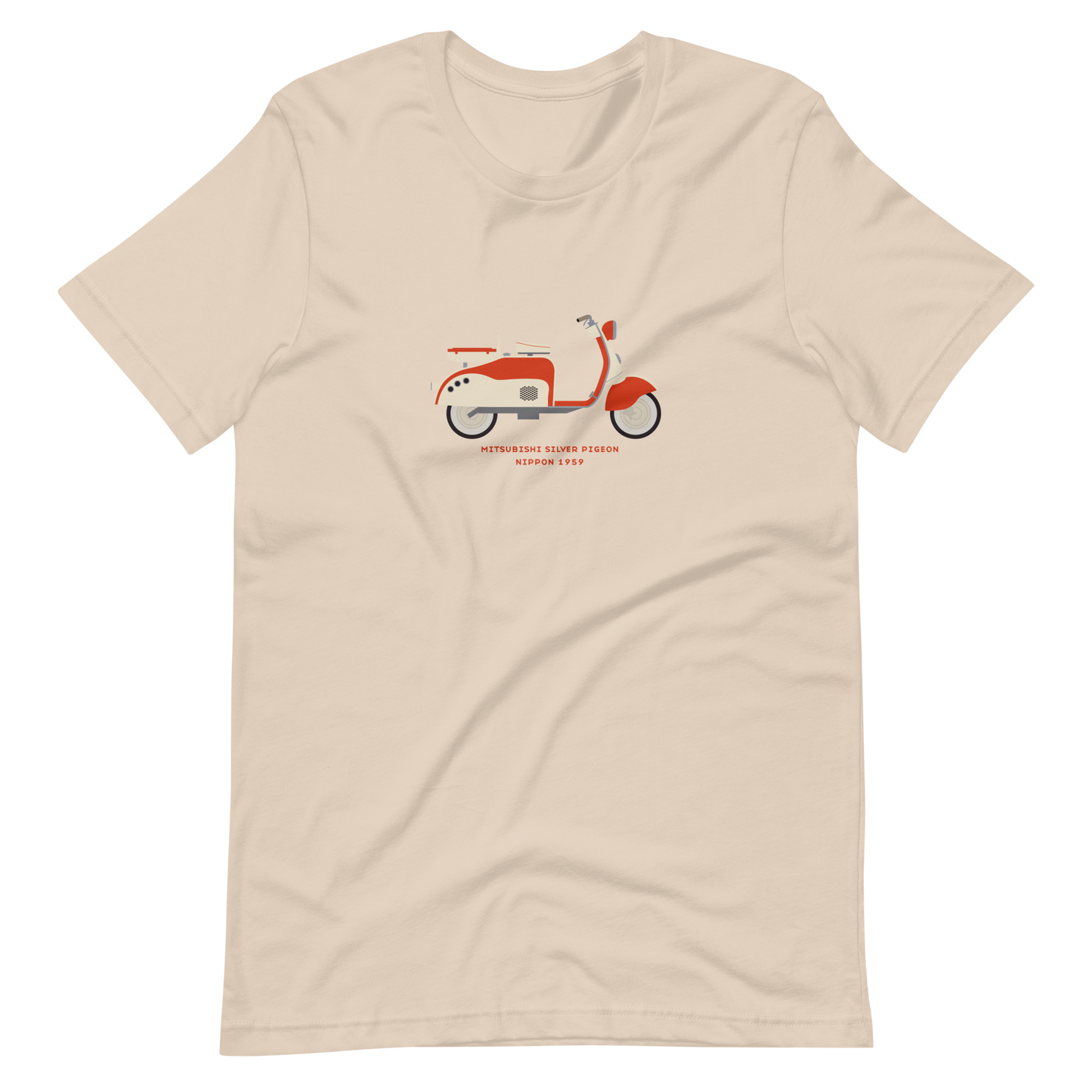 T-Shirt Scooter Mitsubishi Silver Pigeon, Nippon 1959