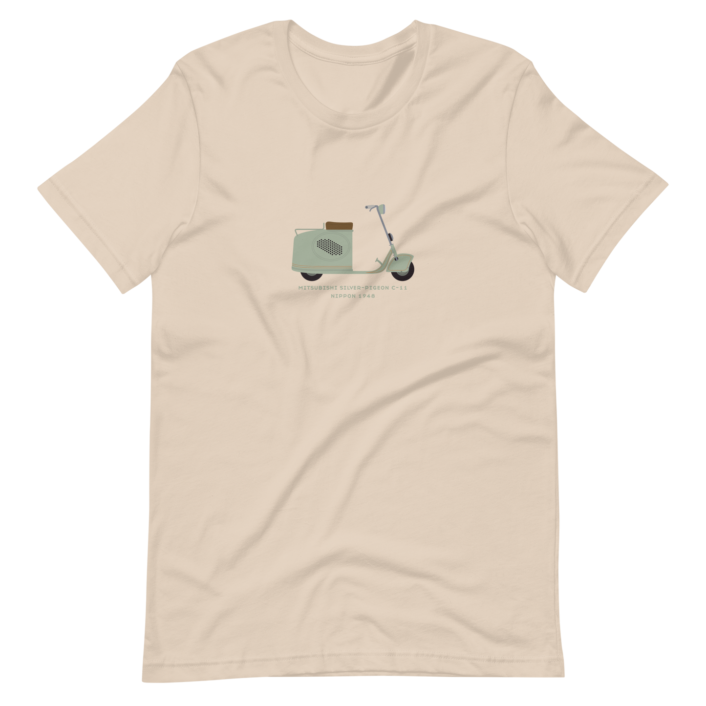 T-Shirt Scooter Mitsubishi Silver-Pigeon C-11, Nippon 1948
