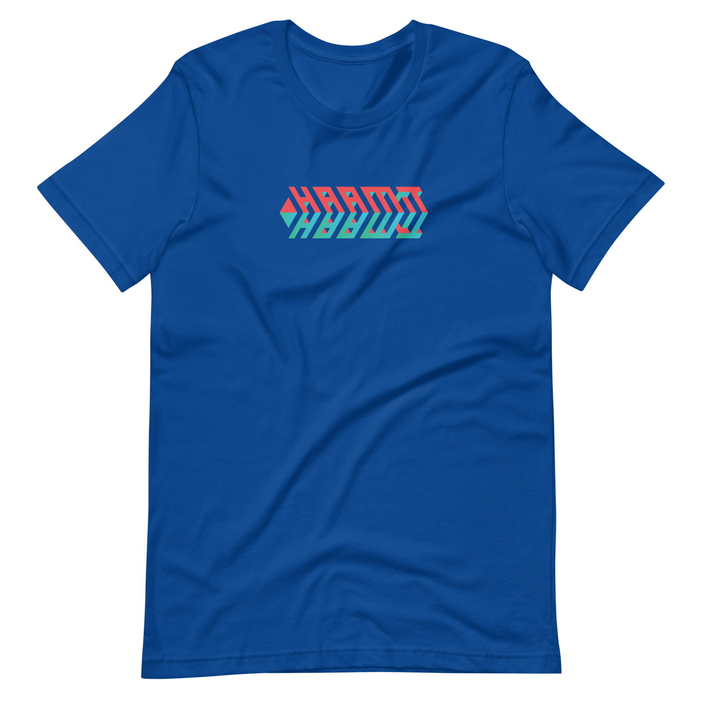T-Shirt HAAMIT Rakete rot/blau melange