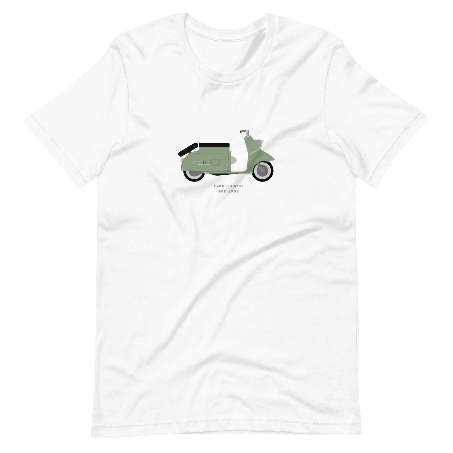 T-Shirt Scooter Faka Tourist, BRD 1953