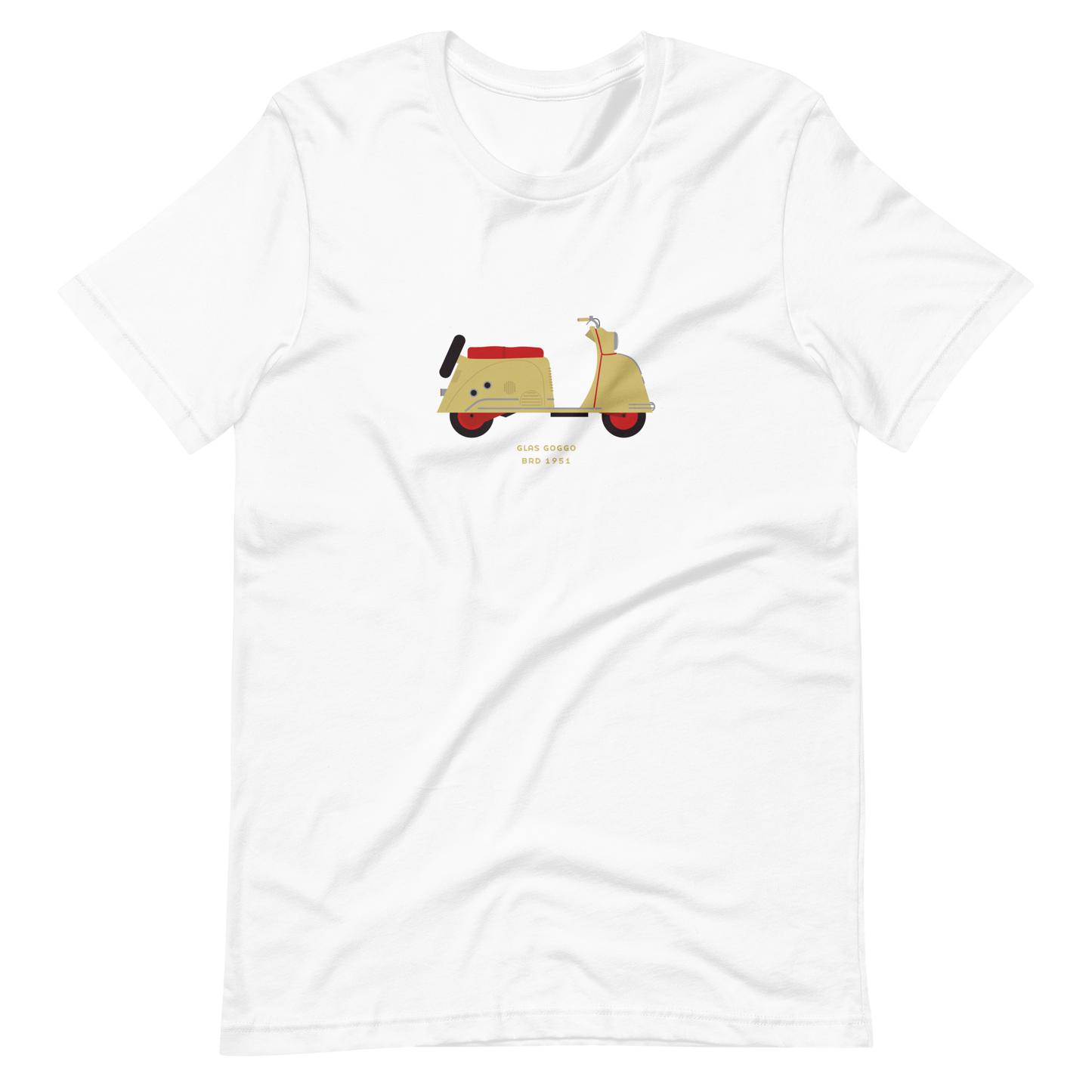 T-Shirt Scooter Glas Goggo, BRD 1951