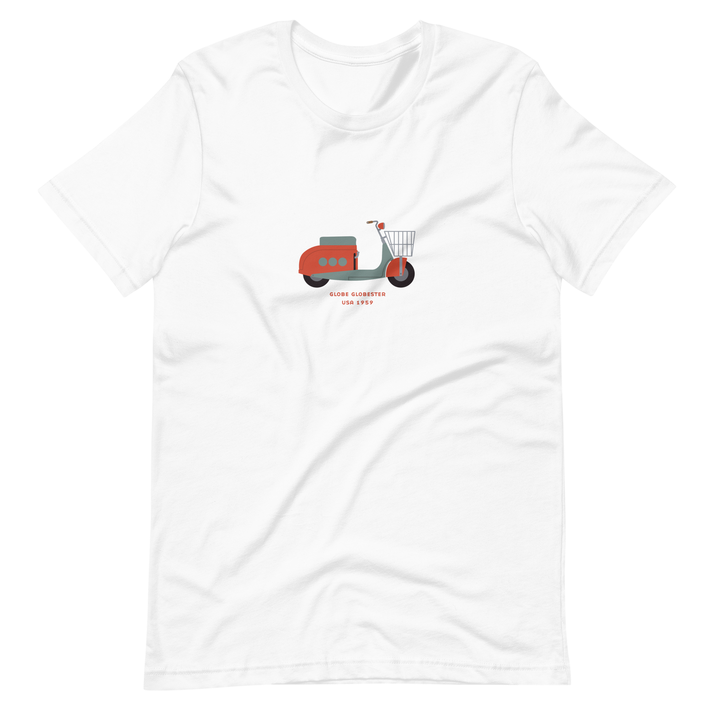 T-Shirt Scooter Globe Globester, USA 1959