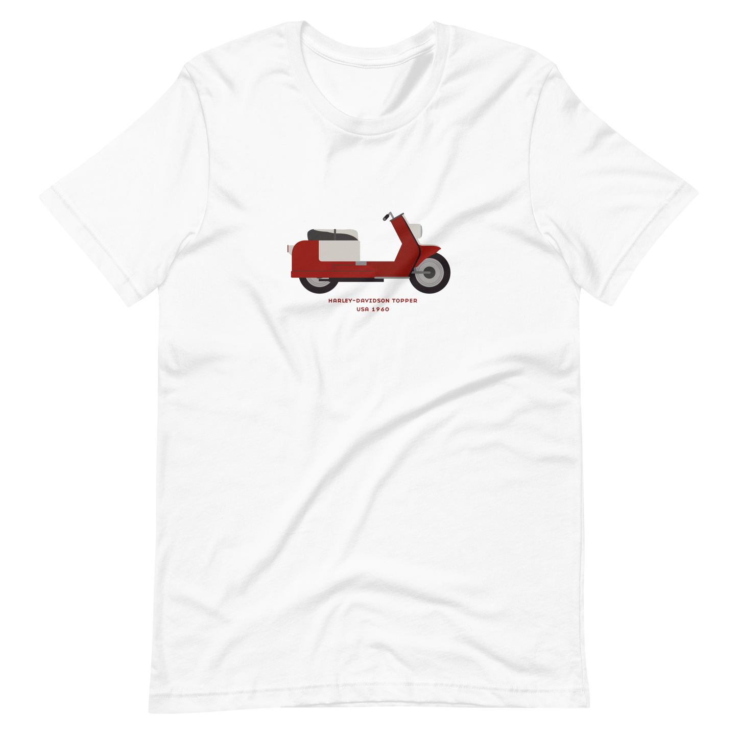 T-Shirt Scooter Harley Davidson Topper, USA 1960