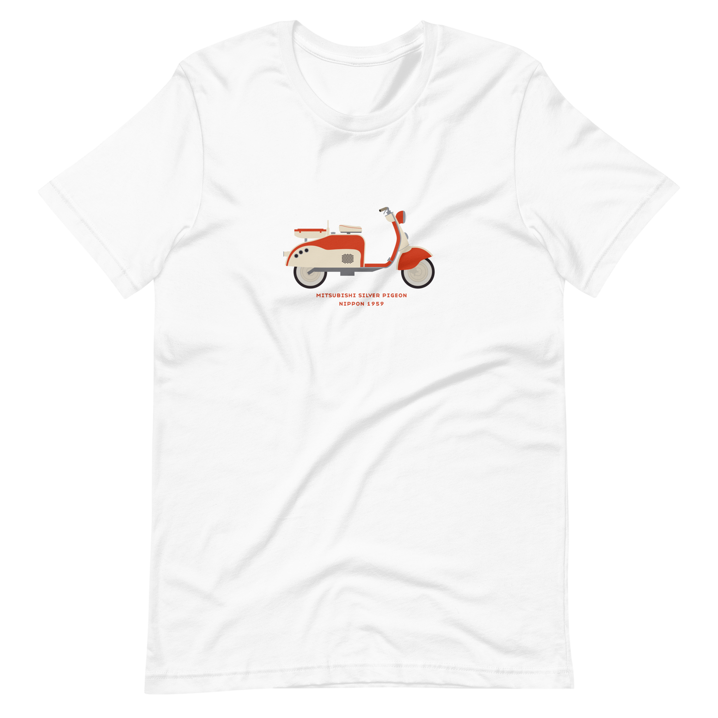 T-Shirt Scooter Mitsubishi Silver Pigeon, Nippon 1959