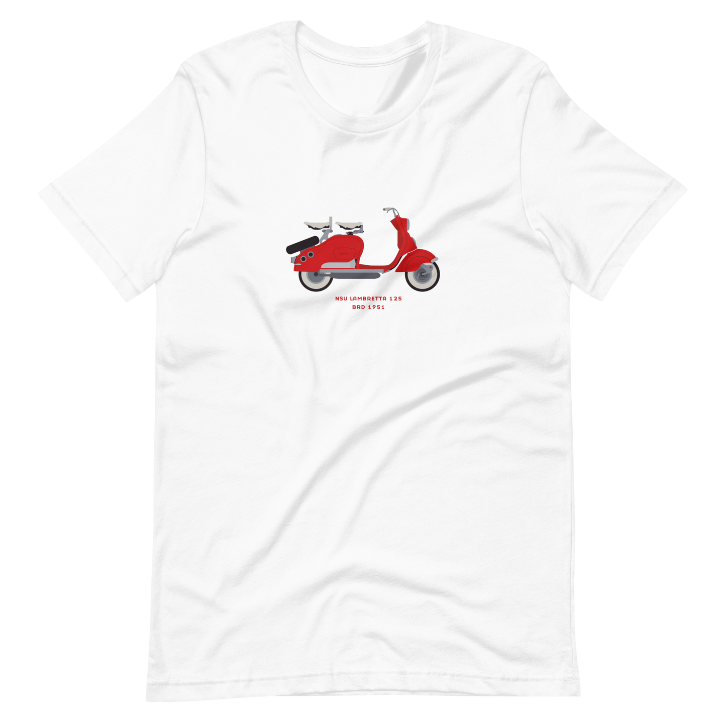 T-Shirt Scooter NSU Lambretta 125, BRD 1951