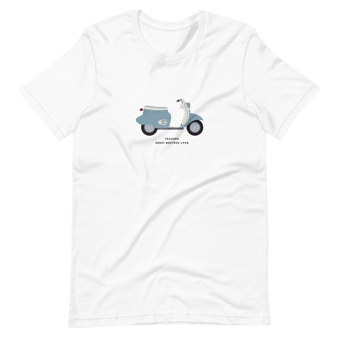 T-Shirt Scooter Triumph, Great Britain 1958