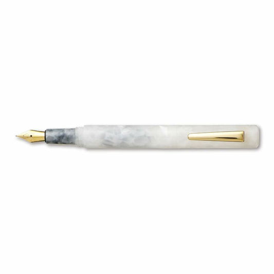 Attache Hightide - MARBLED FOUNTAIN PEN - White