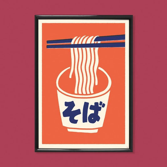 Poster Yeaaah! „Soba“ Format A4 und 50 x 70 cm