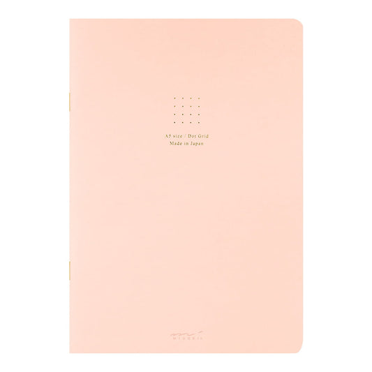 Midori - COLOR DOT GRID NOTEBOOK - Pink