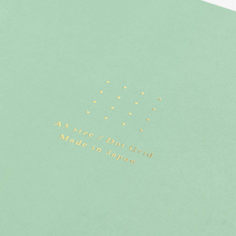 Midori - COLOR DOT GRID NOTEBOOK - Green