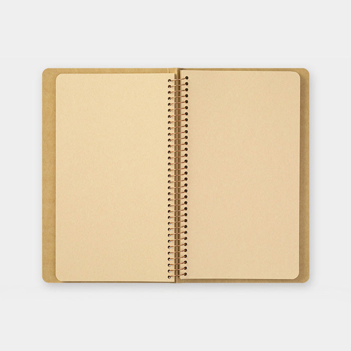 Traveller's Company - SPIRAL RING NOTEBOOK A5 SLIM - DW Kraft Paper