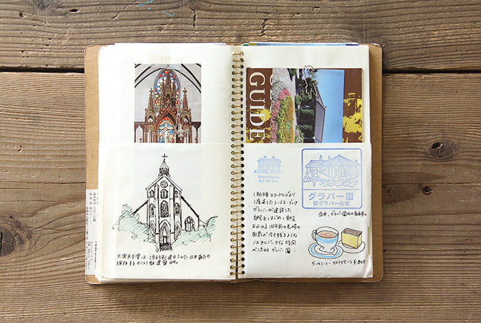 Traveller's Company - SPIRAL RING NOTEBOOK A6 SLIM - Paper Pocket