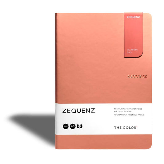 ZEQUENZE - THE COLOR Notebook - A5 - Peach