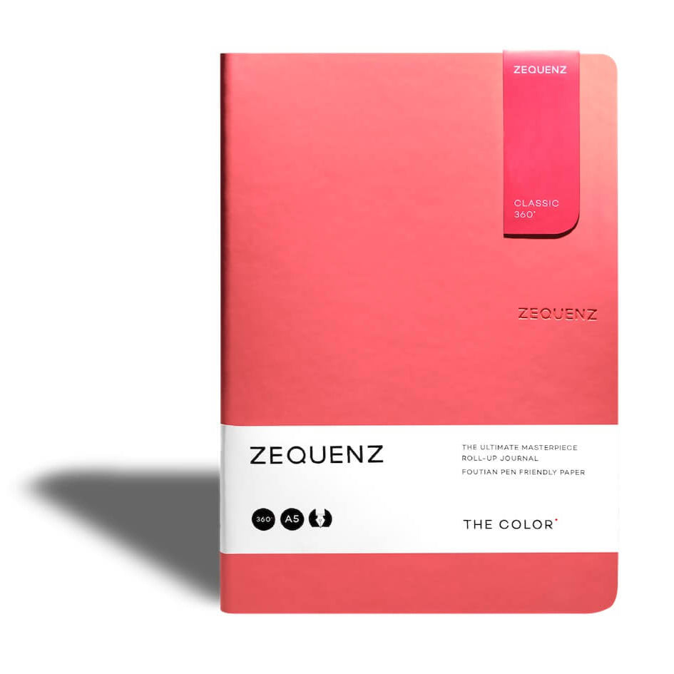 ZEQUENZE - THE COLOR Notebook - A5 - Coral