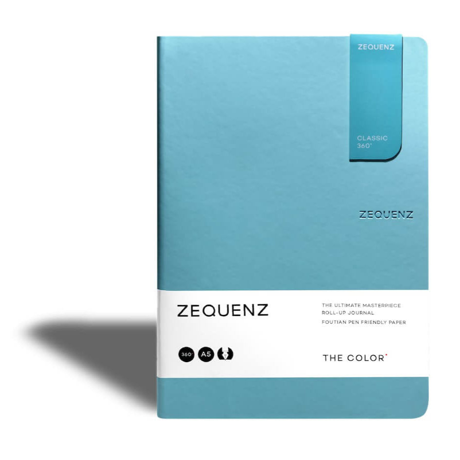 ZEQUENZE - THE COLOR Notebook - A5 - Turqoise
